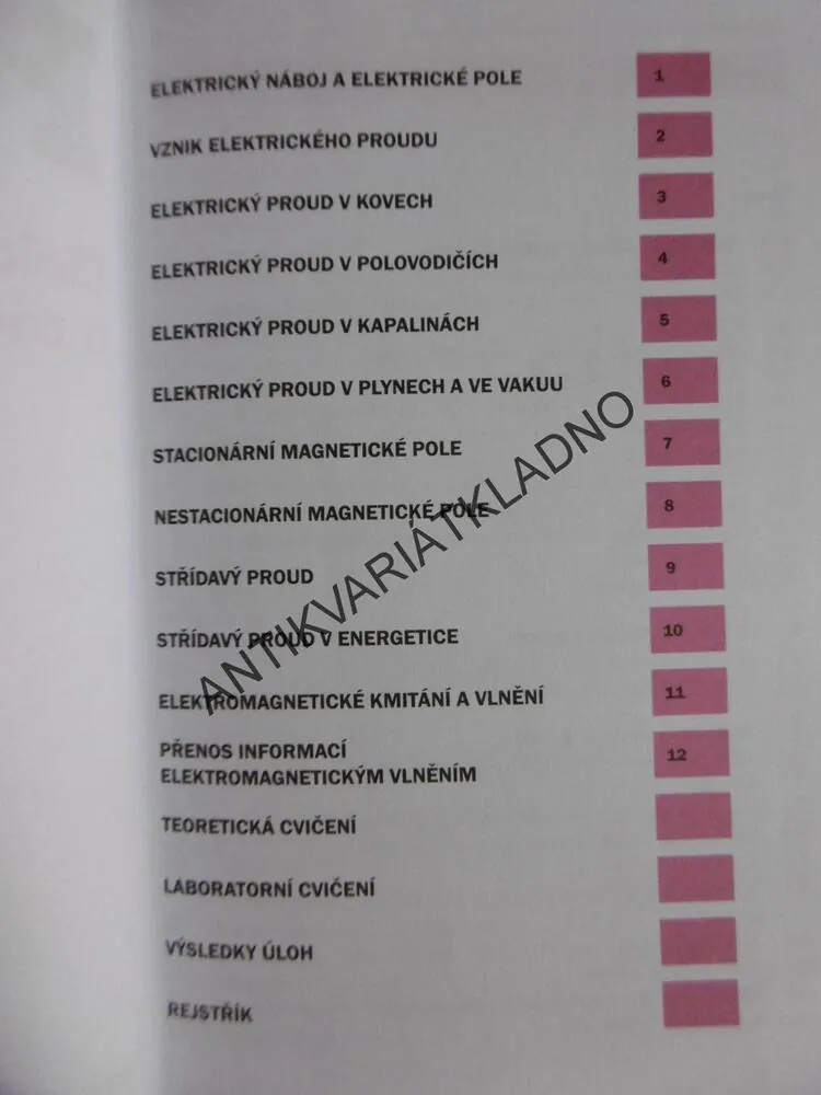 FYZIKA, PRO GYMNÁZIA, ELEKTŘINA A MAGNETISMUS