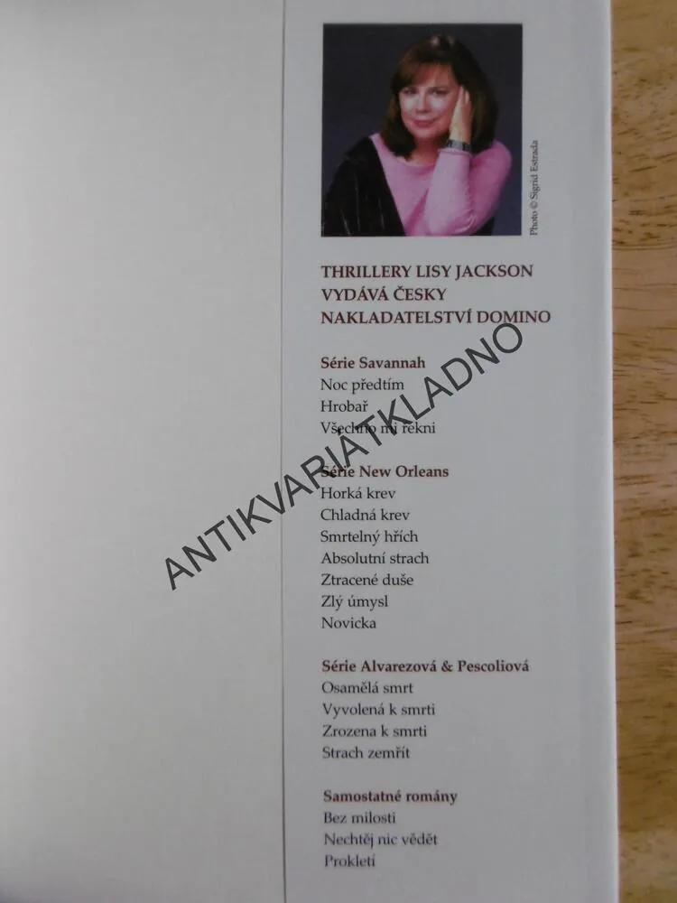 STRACH ZEMŘÍT, LISA JACKSON