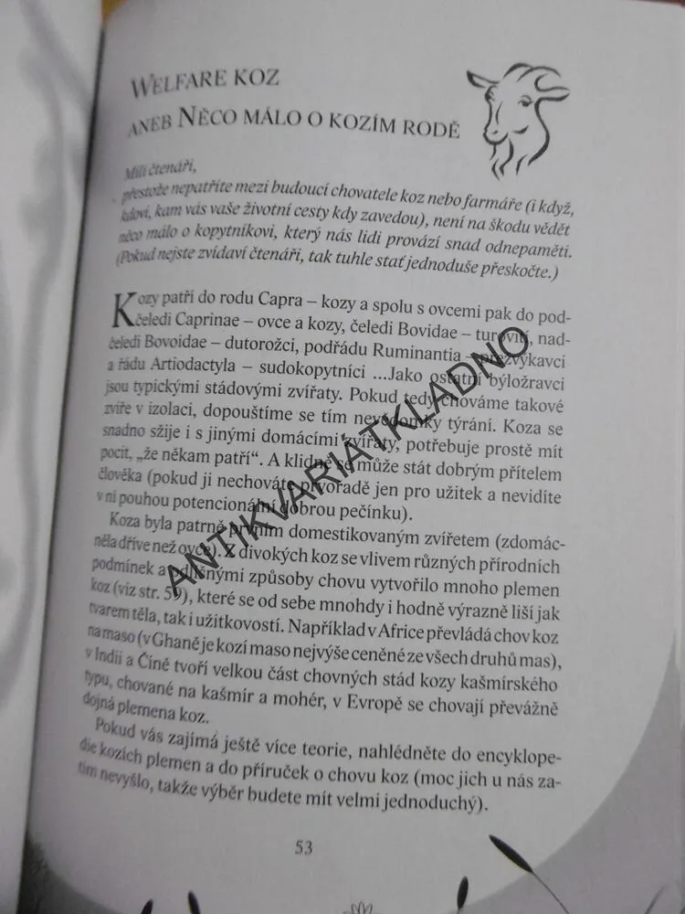 DOBROMYSL, DOBRÁ KOZÍ MYSL, KLÁRA KAISEROVÁ, **an