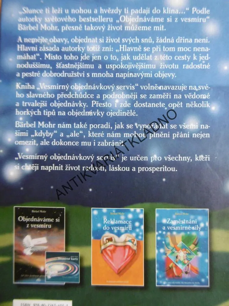 VESMÍRNÝ OBJEDNÁVKOVÝ SERVIS, BÄRBEL MOHR, **an
