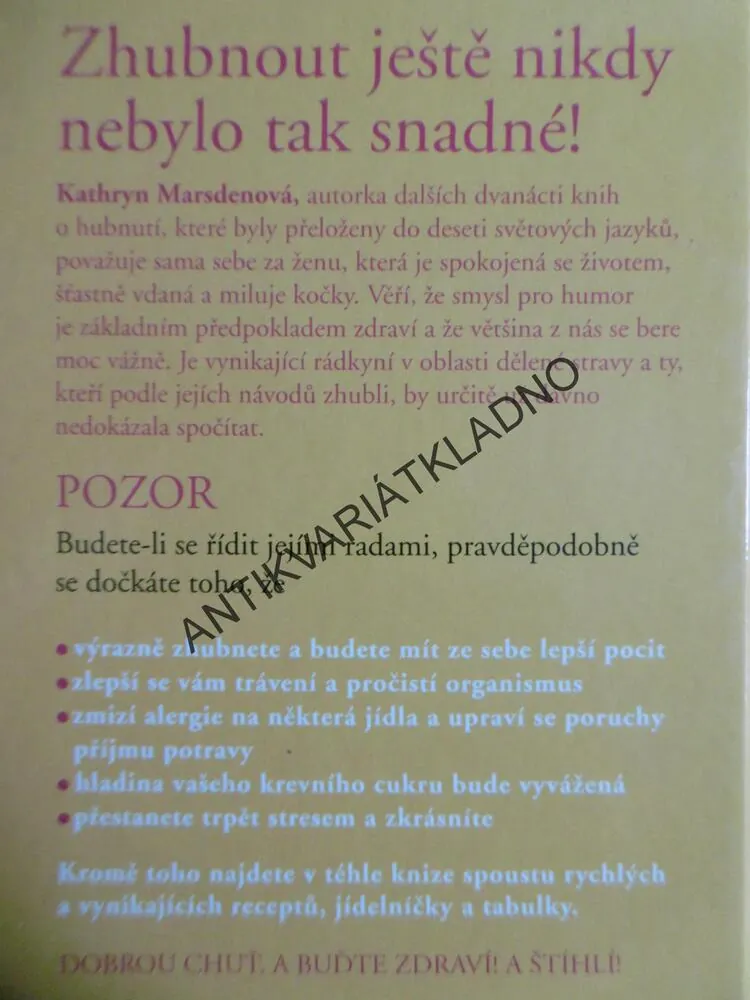 VELKÁ KNIHA O DĚLENÉ STRAVĚ, KATHRYN MARSDENOVÁ, DĚLENÁ STRAVA, **an