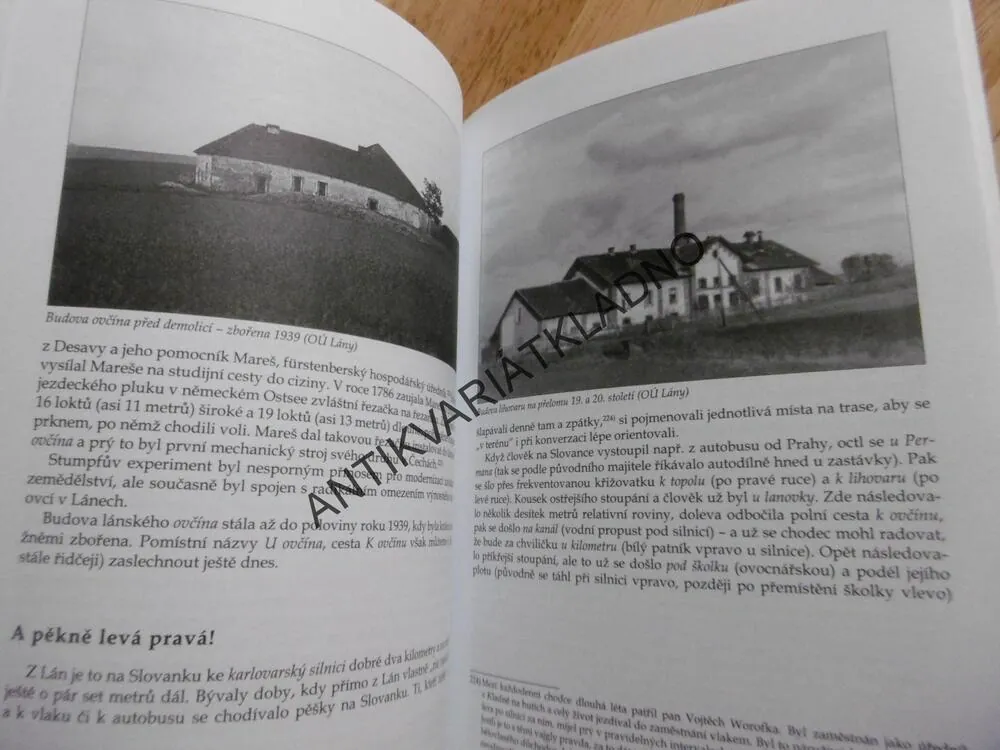 LÁNY A OKOLÍ VE SVĚTLE MÍSTNÍCH A POMÍSTNÍCH JMEN, VÁCLAV VODVÁŘKA, OKR. KLADNO