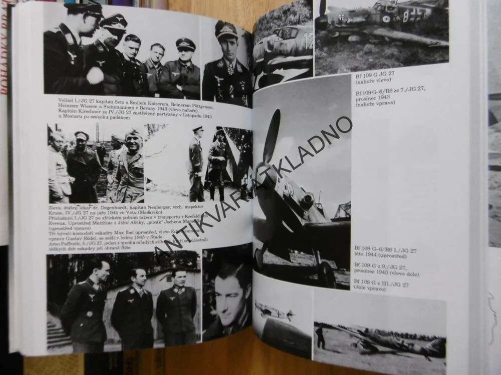 STÍHACÍ ESKADRA JG 27, HANS RING, WERNER GIRBIG, LETECTVÍ, PILOT,**an