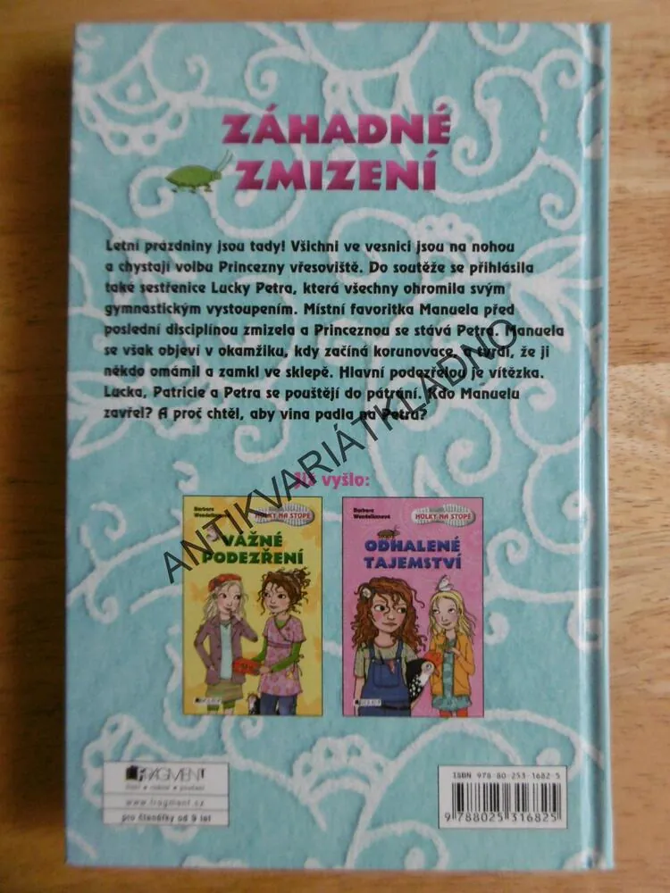 ZÁHADNÉ ZMIZENÍ, HOLKY NA STOPĚ, BARBARA WENDELKENOVÁ, **an