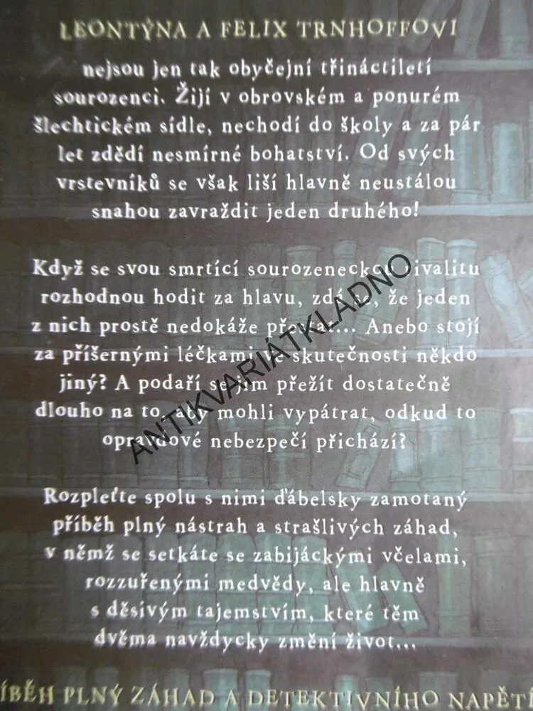 DĚDICTVÍ RODU TRNHOFFŮ, GARETH P.JONES, **an