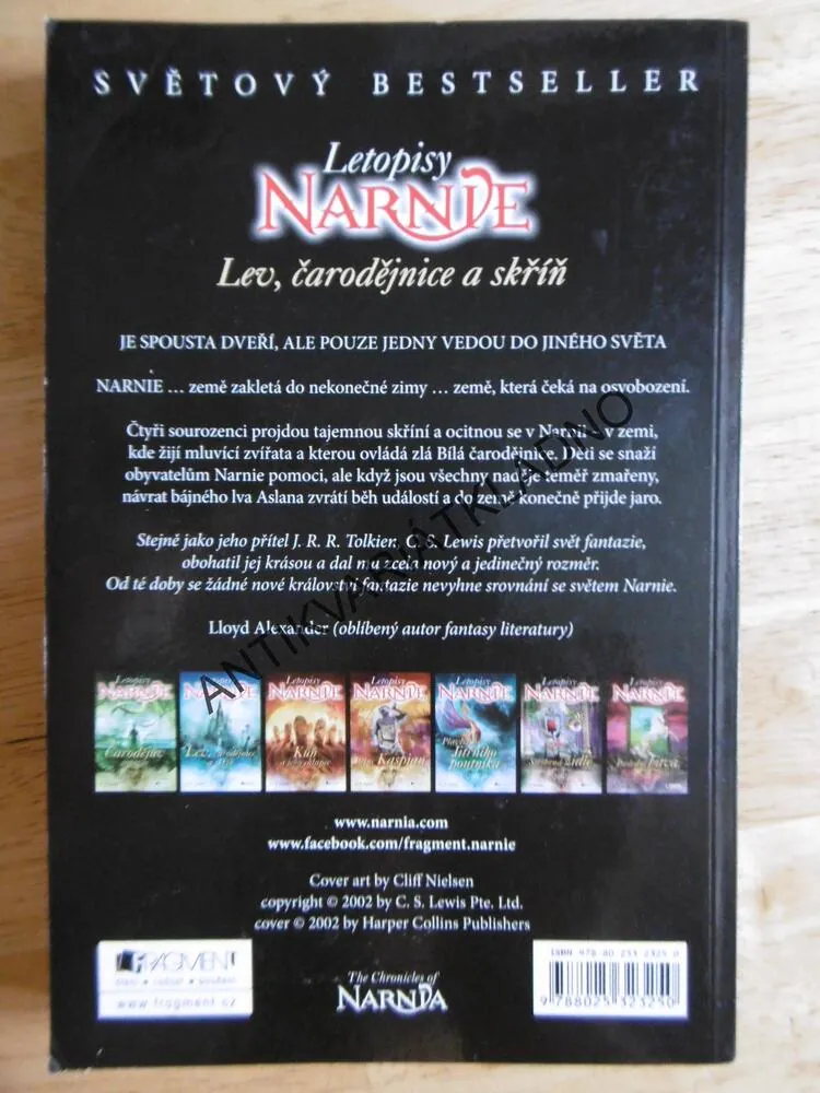 LETOPISY NARNIE, LEV, ČARODĚJNICE A SKŘÍŇ, C.S.LEWIS