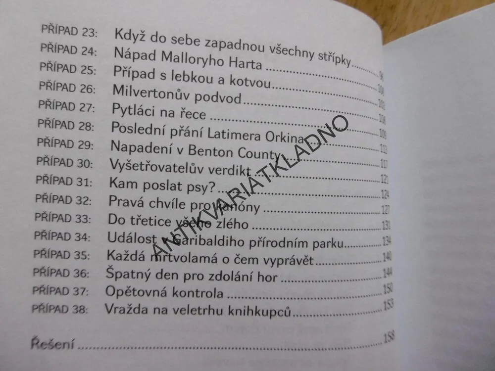 DETEKTIVNÍ PŘÍBĚHY S OTEVŘENÝM KONCEM,