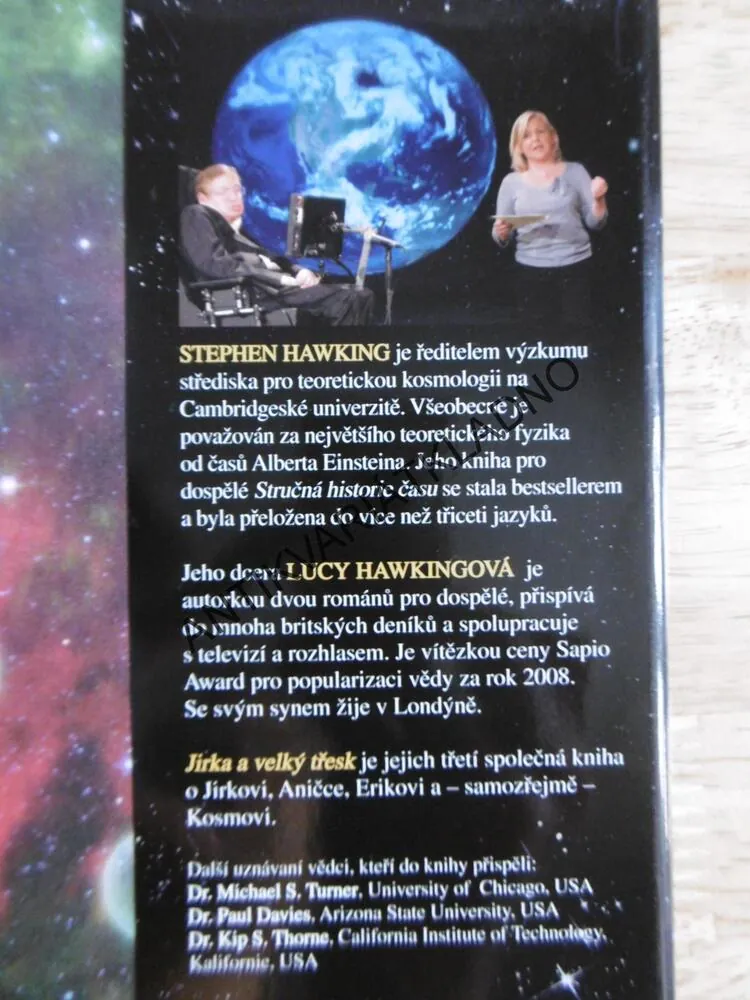 JIRKA A VELKÝ TŘESK, LUCY A STEPHEN HAWKINGOVI,**an