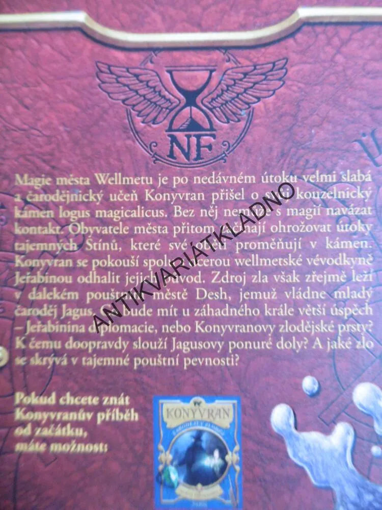 KONYVRAN, 1-3, PLAMENY,STÍNY, ČARODĚJŮV ZLODĚJ, SARAH PRINEASOVÁ,