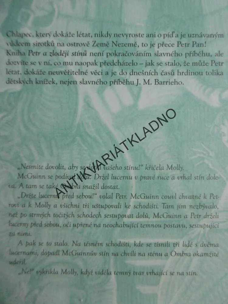 PETR A ZLODĚJI STÍNŮ, DAVE BARRY, RIDLEY PEARSON, **an