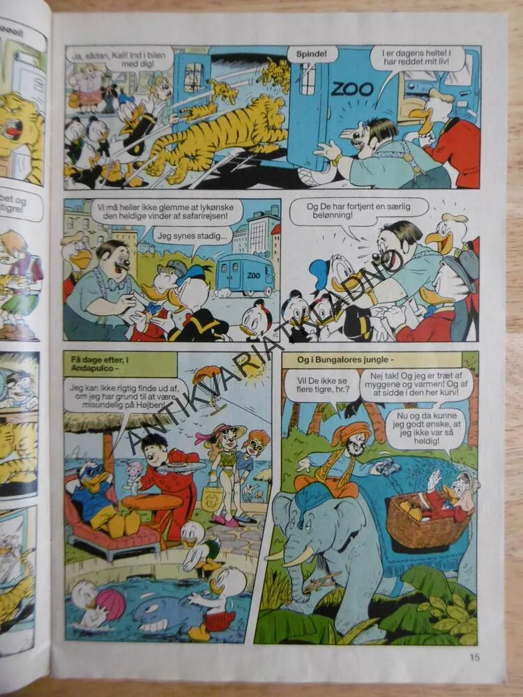KAČER DONALD, 8/1998, asi švédsky -?-, komiks  DISNEY