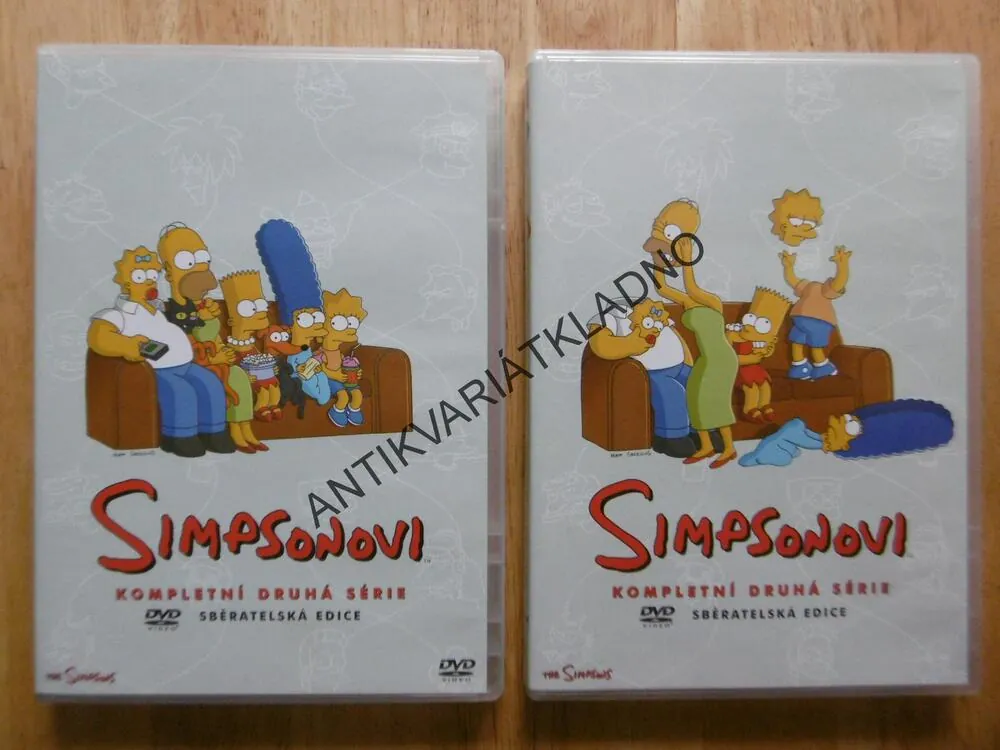 SIMPSONOVI, KOMPLETNÍ DRUHÁ SÉRIE, 3 DVD FILM