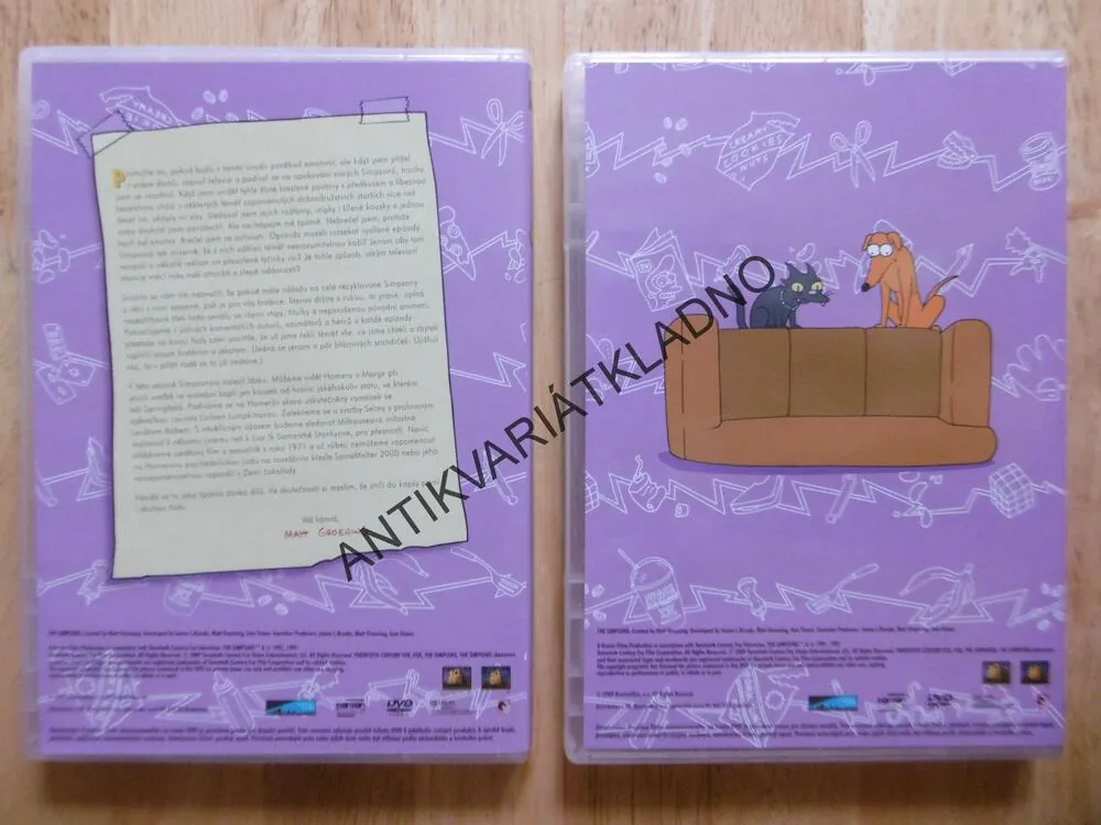SIMPSONOVI, KOMPLETNÍ TŘETÍ SÉRIE, 3 DVD FILM