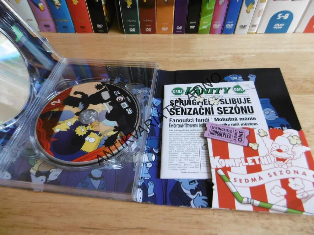 SIMPSONOVI, KOMPLETNÍ SEDMÁ SÉRIE, 3 DVD FILM