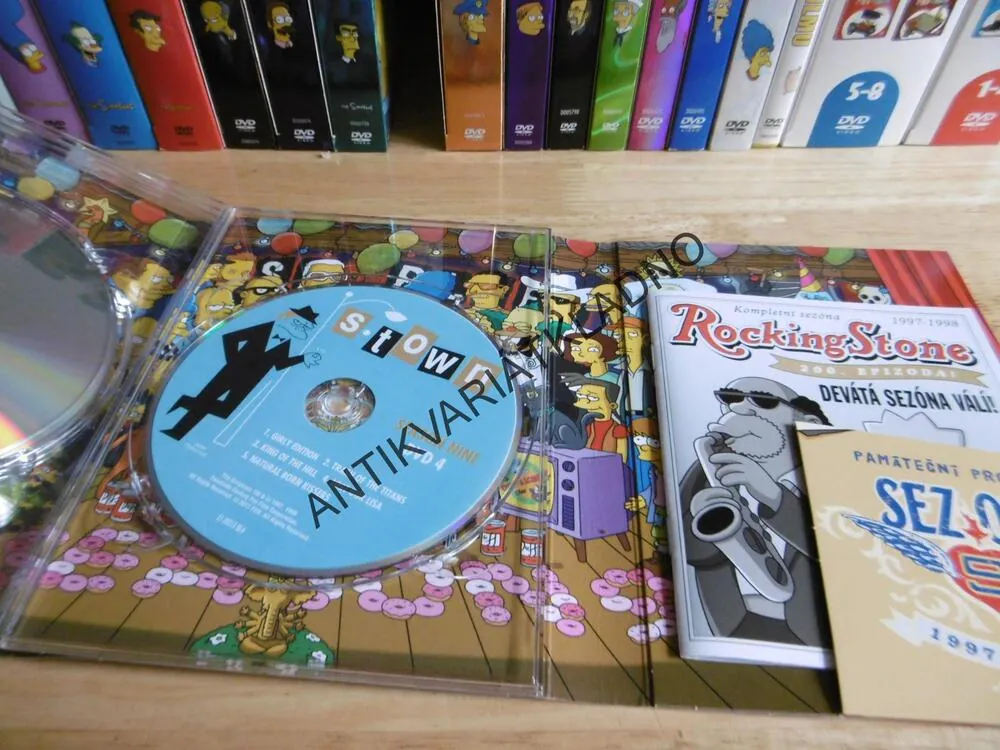 SIMPSONOVI, KOMPLETNÍ DEVÁTÁ SÉRIE, 3 DVD FILM
