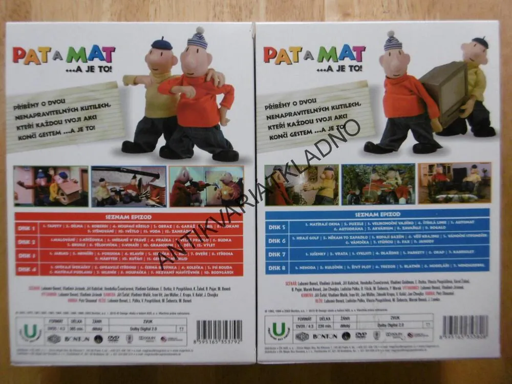 PAT A MAT, ...A JE TO!, 8 DVD FILM