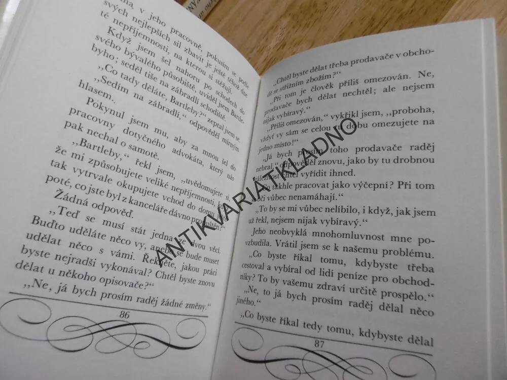 PÍSAŘ BARTLEBY, HERMAN MELVILLE, JINDŘICH ULRICH, **an