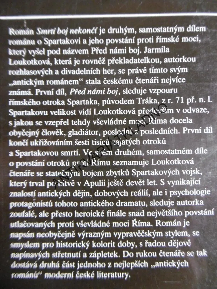 SPARTAKUS, 1-2,, JARMILA LOUKOTKOVÁ, **an