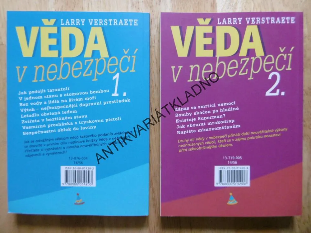 VĚDA V NEBEZPEČÍ,1-2, LARRY VERSTRAETE, **an