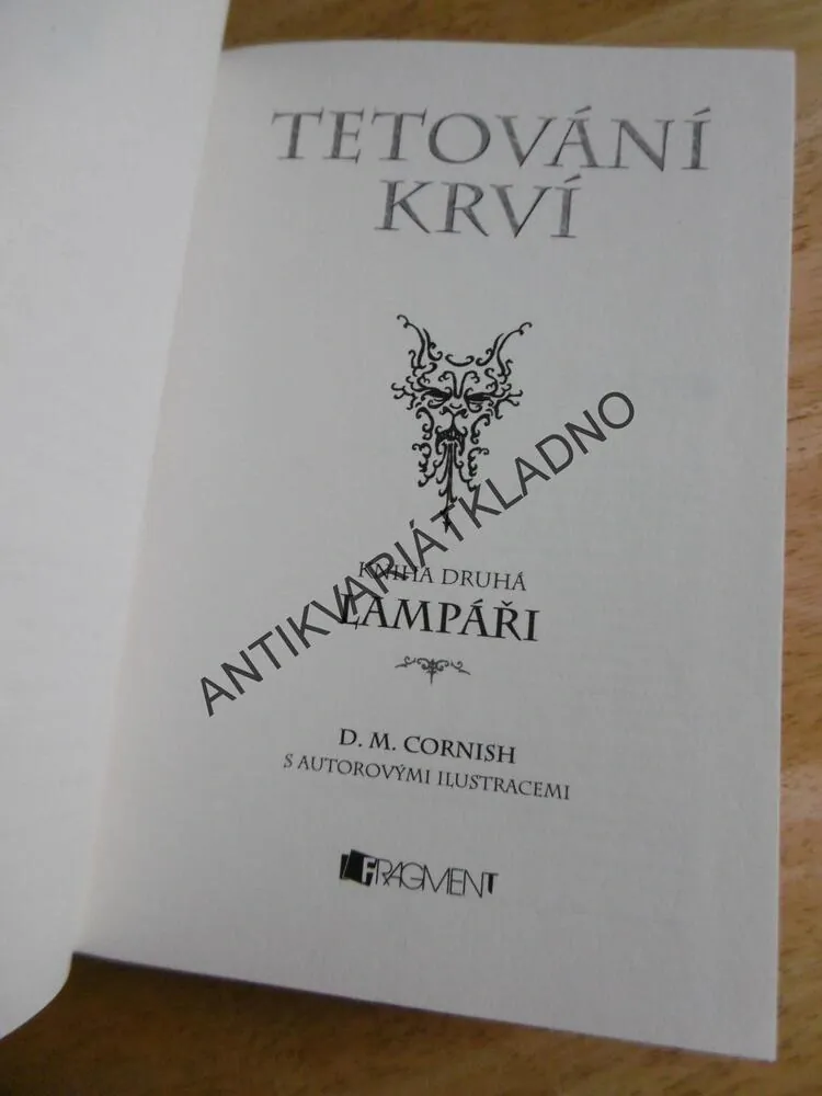 TETOVÁNÍ KRVÍ, LAMPÁŘI, D.M. CORNISH, **an