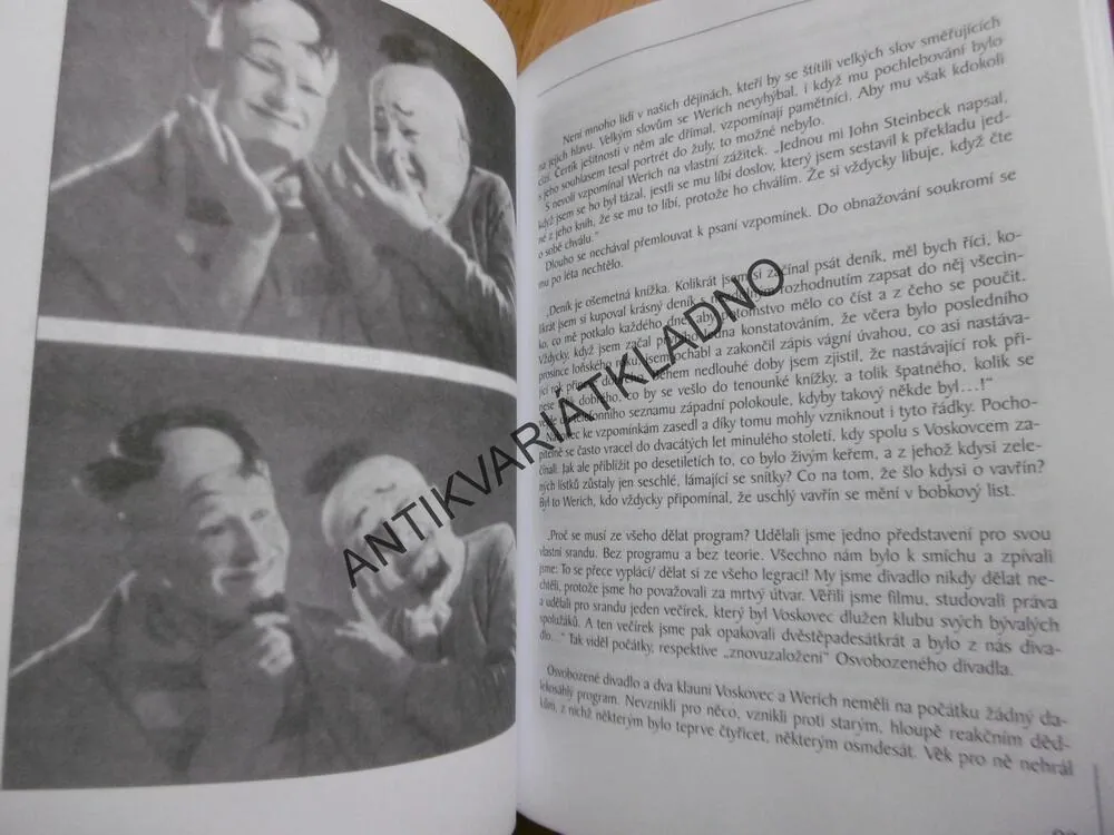 12 PODOB JANA WERICHA, FRANTIŠEK CINGER- AUTOGRAM, HEREC JAN WERICH