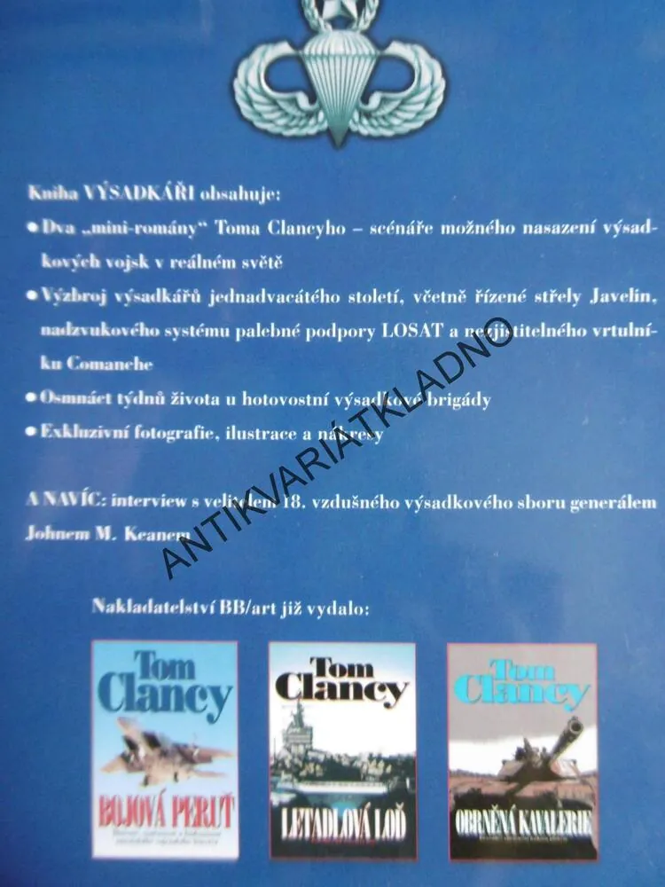 VÝSADKÁŘI, TOM CLANCY,**an