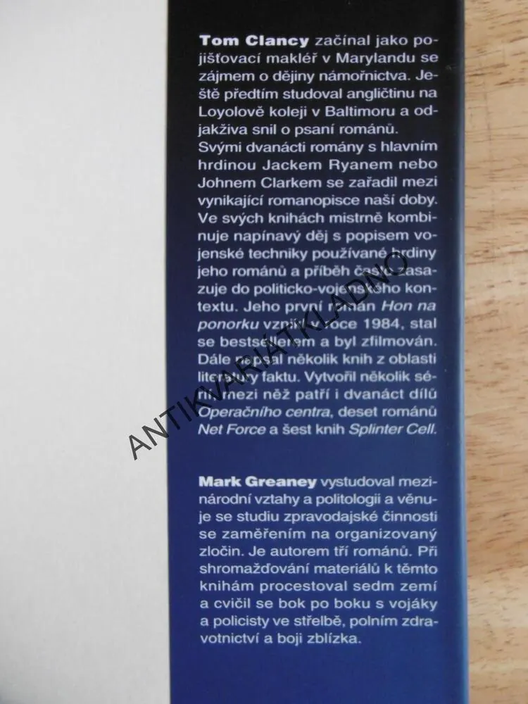 ŽIVÝ TERČ, TOM CLANCY,MARK GREANEY, **an