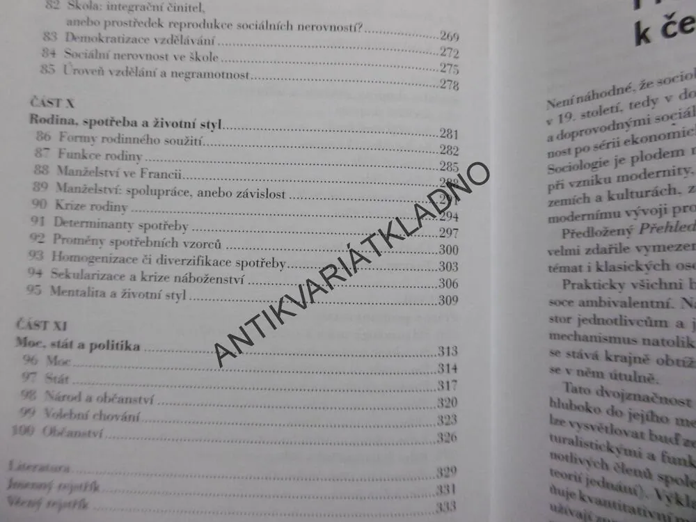 PŘEHLED SOCIOLOGIE, MARC MONTOUSSÉ, RENOUARD