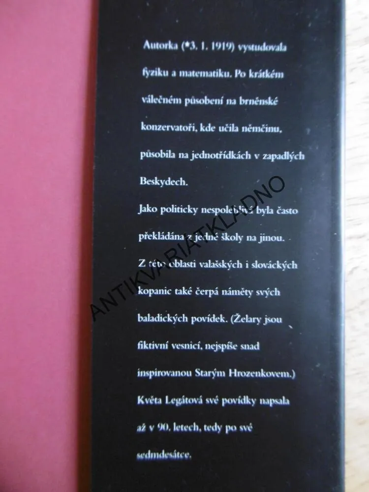 ŽELARY, KVĚTA LEGÁTOVÁ,**an