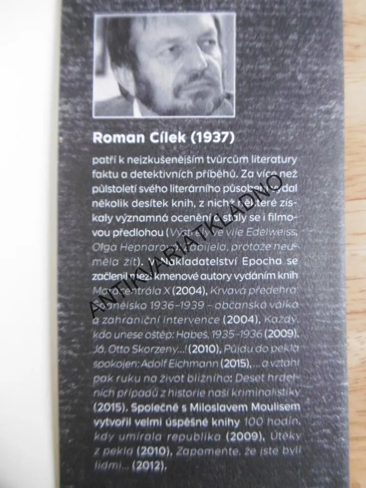 VZPOURA POKOŘENÝCH ANDĚLŮ, ROMAN CÍLEK, **an