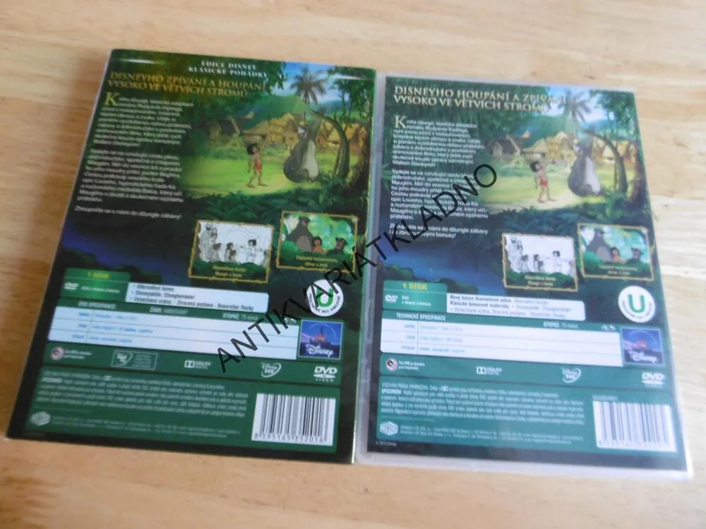 KNIHA DŽUNGLÍ, DVD FILM 