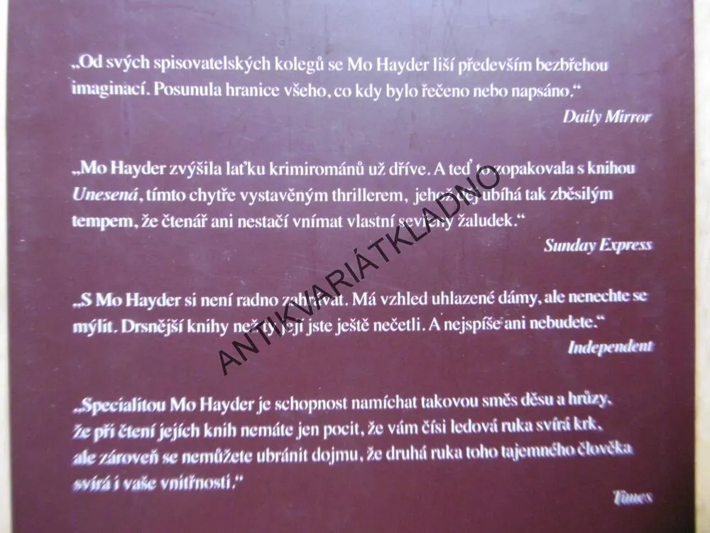 PTÁČNÍK, MO HAYDER