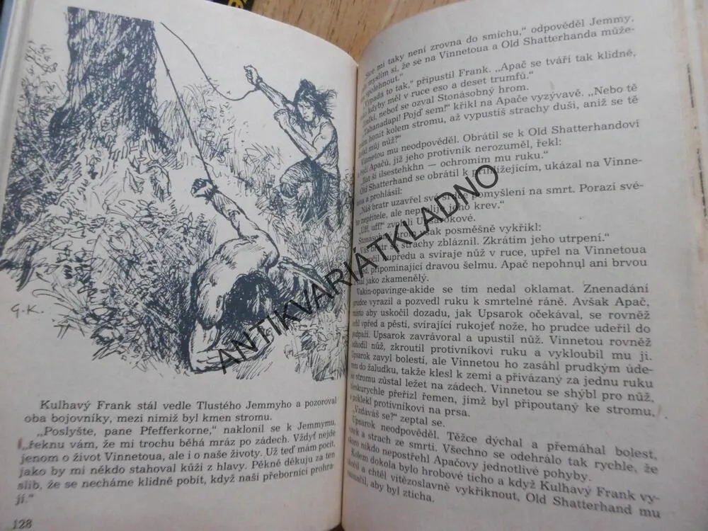 SYN LOVCE MEDVĚDŮ, KAREL MAY, GUSTAV KRUM, 1987, **an