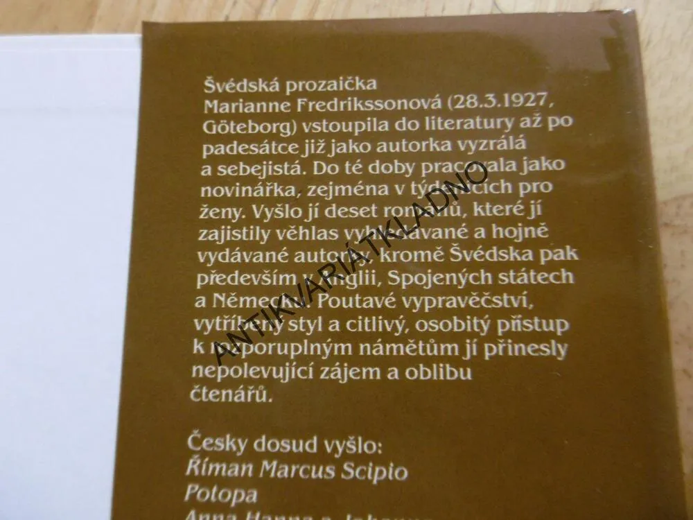 PODLE MÁŘÍ MAGDALENY, MARIANE FREDRIKSSONOVÁ, **an