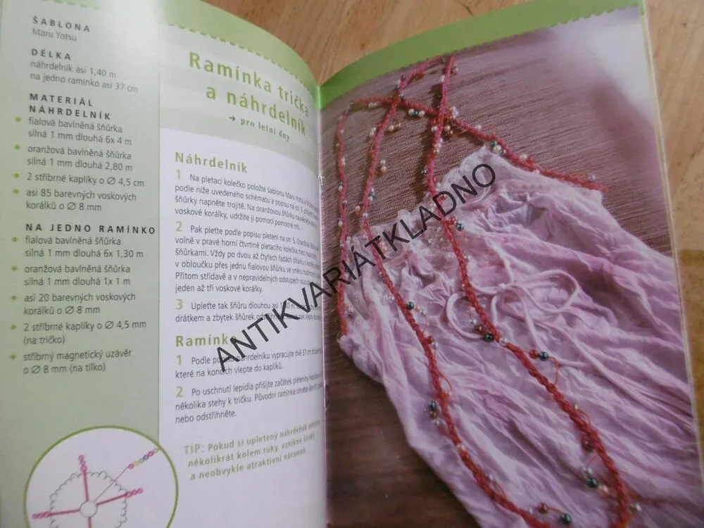 MÓDNÍ OZDOBY, TRADIČNÍ JAPONSKÁ TECHNIKA SPLÉTÁNÍ, **an