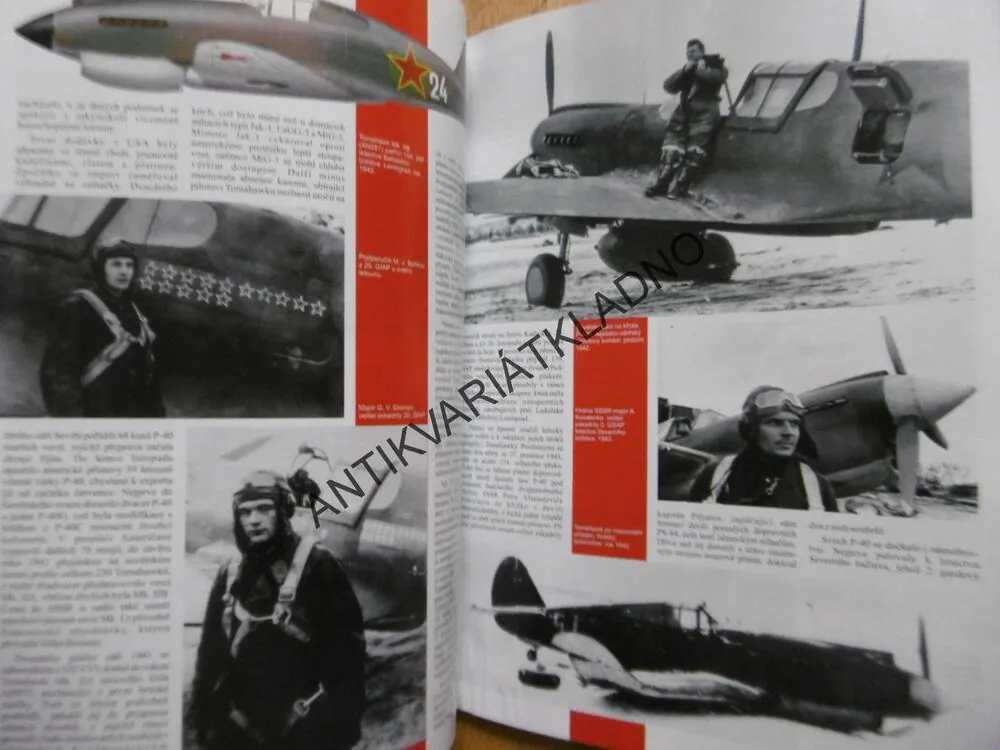 AERO 27, SPITFIRE A CURTISS P-40 V SSSR, LETADLO,