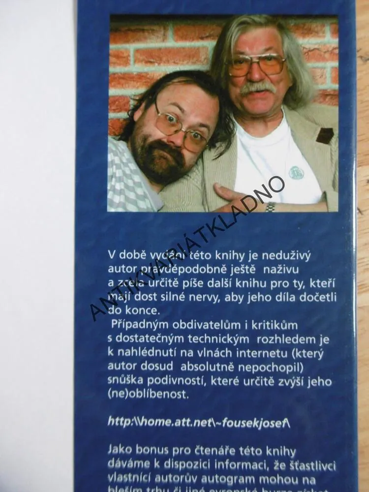 POJĎTE SE SMÁT, JOSEF FOUSEK-autogram, **an