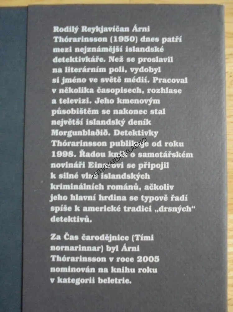 ČAS ČARODĚJNICE, ARNI THORARINSON, NORD THRILLER, **an