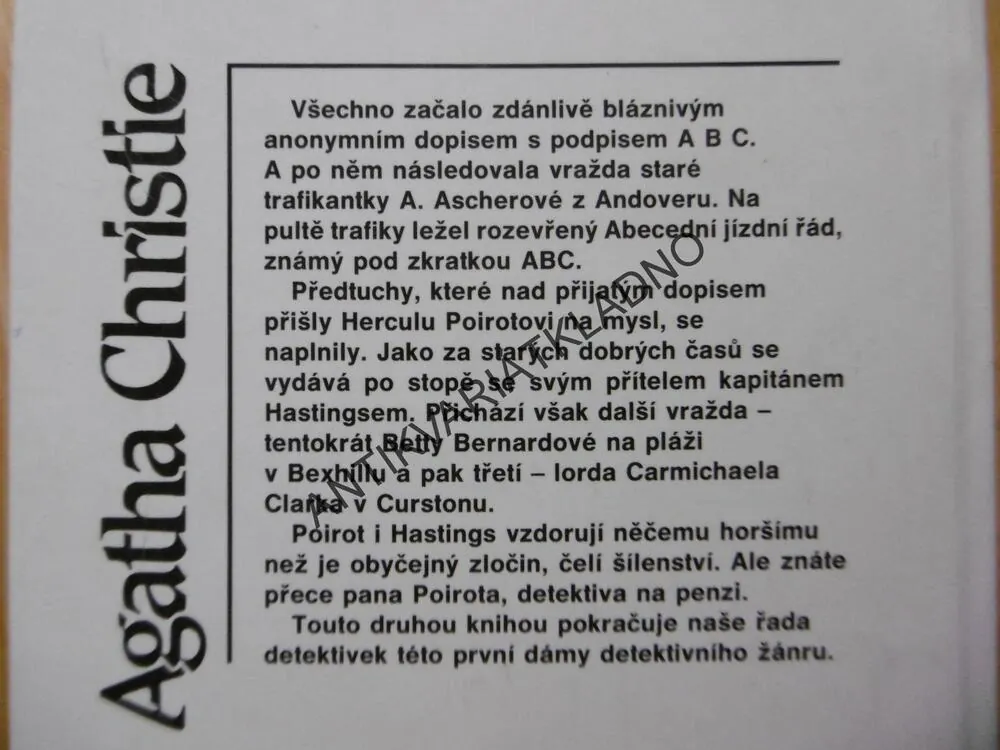 VRAŽDY PODLE ABECEDY, AGATHA CHRISTIE, **an