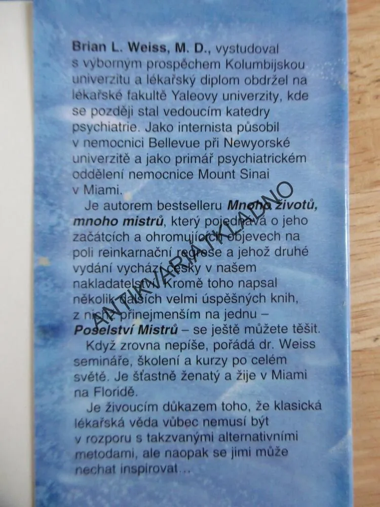 JEDNA DUŠE, MNOHO TĚL, BRIAN L.WEISS,