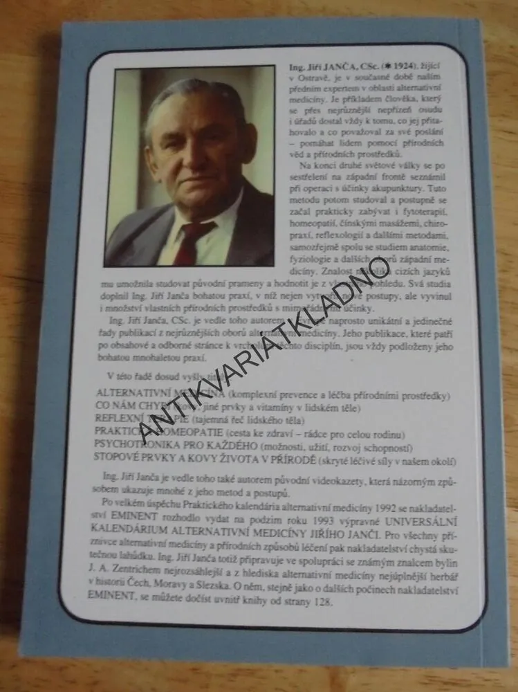STOPOVÉ PRVKY A KOVY ŽIVOTA V PŘÍRODĚ,JANČA LÉČENÍ, **an