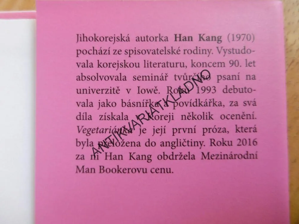 VEGETARIÁNKA, HAN KANG