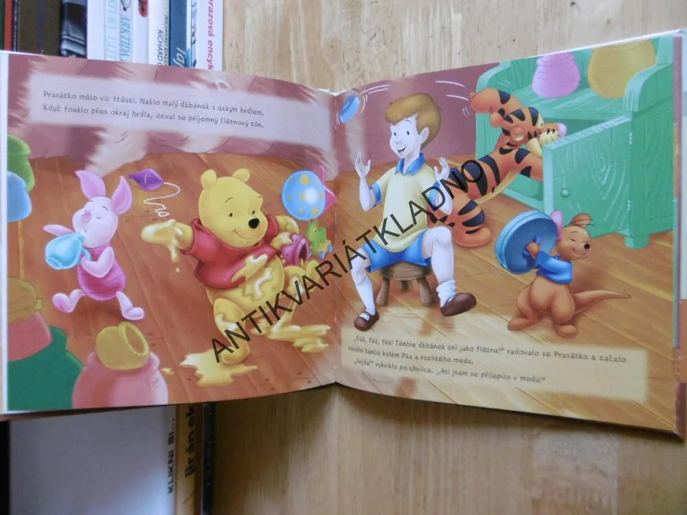TYGROVITÁ BRNKOKAPELA, MEDVÍDEK PÚ, WALT DISNEY