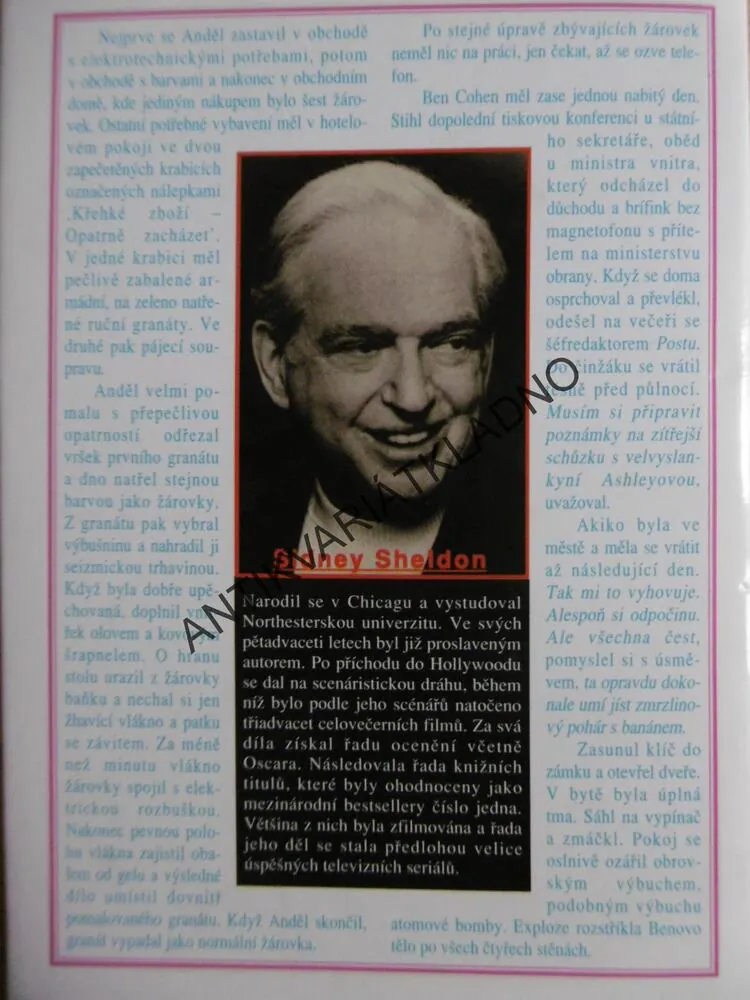 ČASOVANÁ SMRT, SIDNEY SHELDON, **an