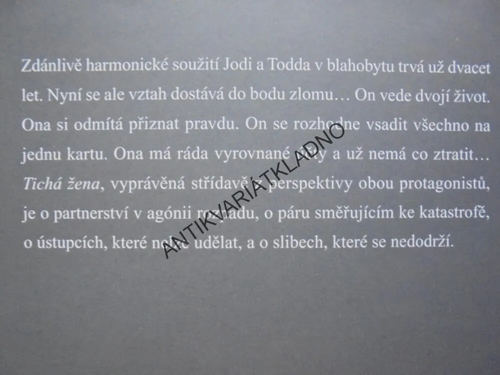 TICHÁ ŽENA, A.S.A.HARRISONOVÁ, **an