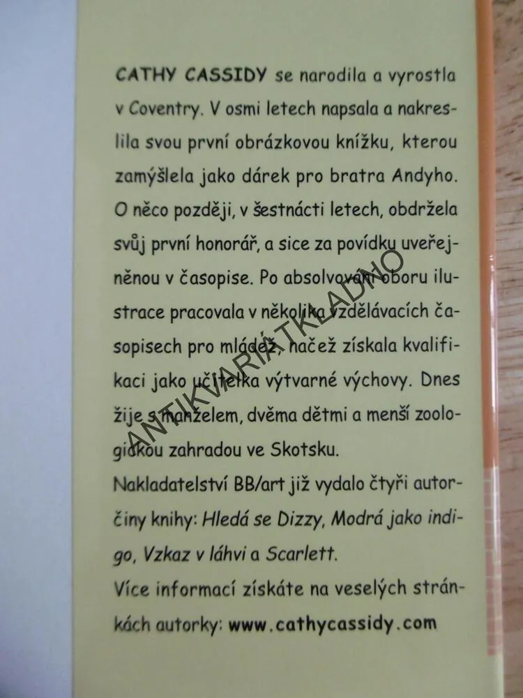 SRDCE ZE ZMRZLINY, CATHY CASSIDY, **an