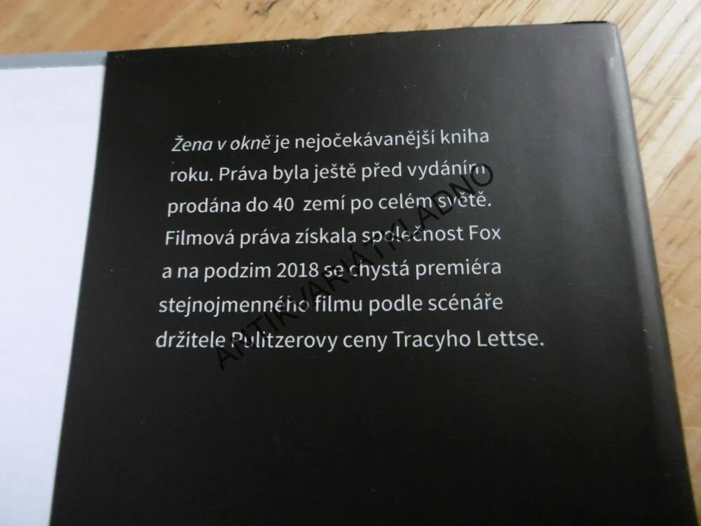 ŽENA V OKNĚ, A.J.FINN, **an
