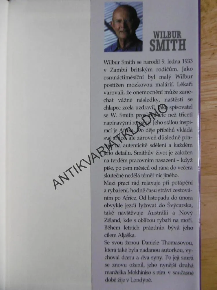 ŘEKA BOHŮ 4., VNITŘNÍ OKO, WILBUR SMITH, **an
