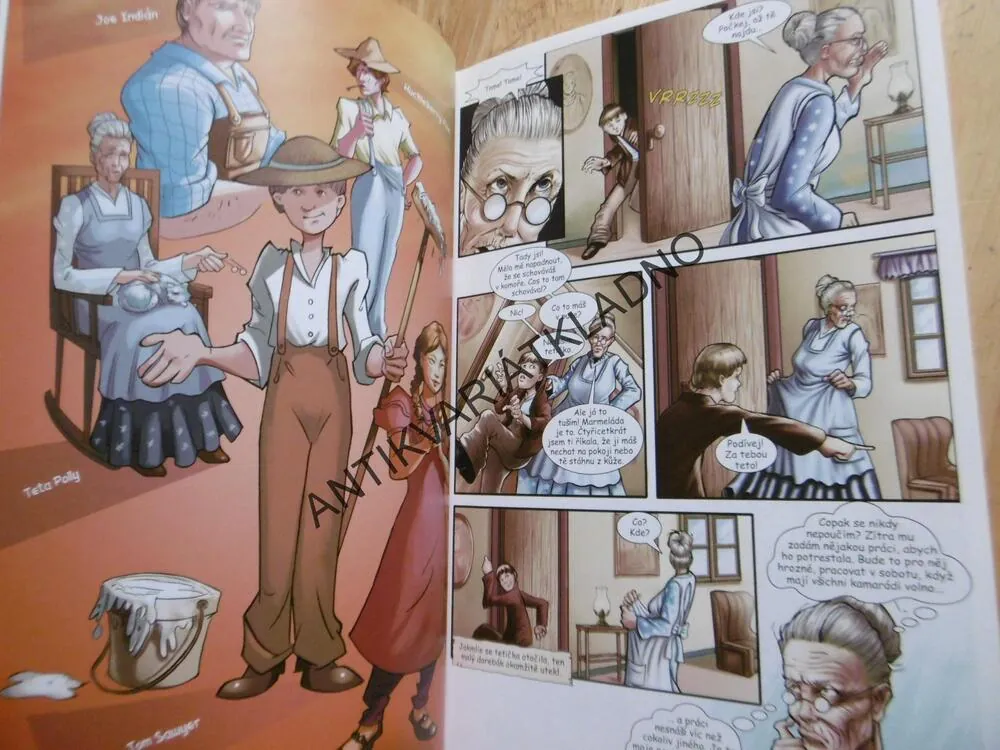 DOBRODRUŽSTVÍ TOMA SAWYERA, MARK TWAIN, KOMIKS
