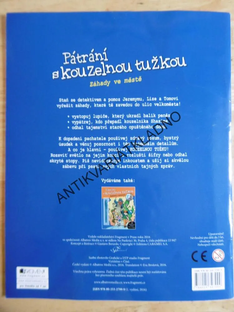 PÁTRÁNÍ S KOUZELNOU TUŽKOU, ZÁHADY VE MĚSTĚ, 5 DETEKTIVNÍCH PŘÍPADŮ